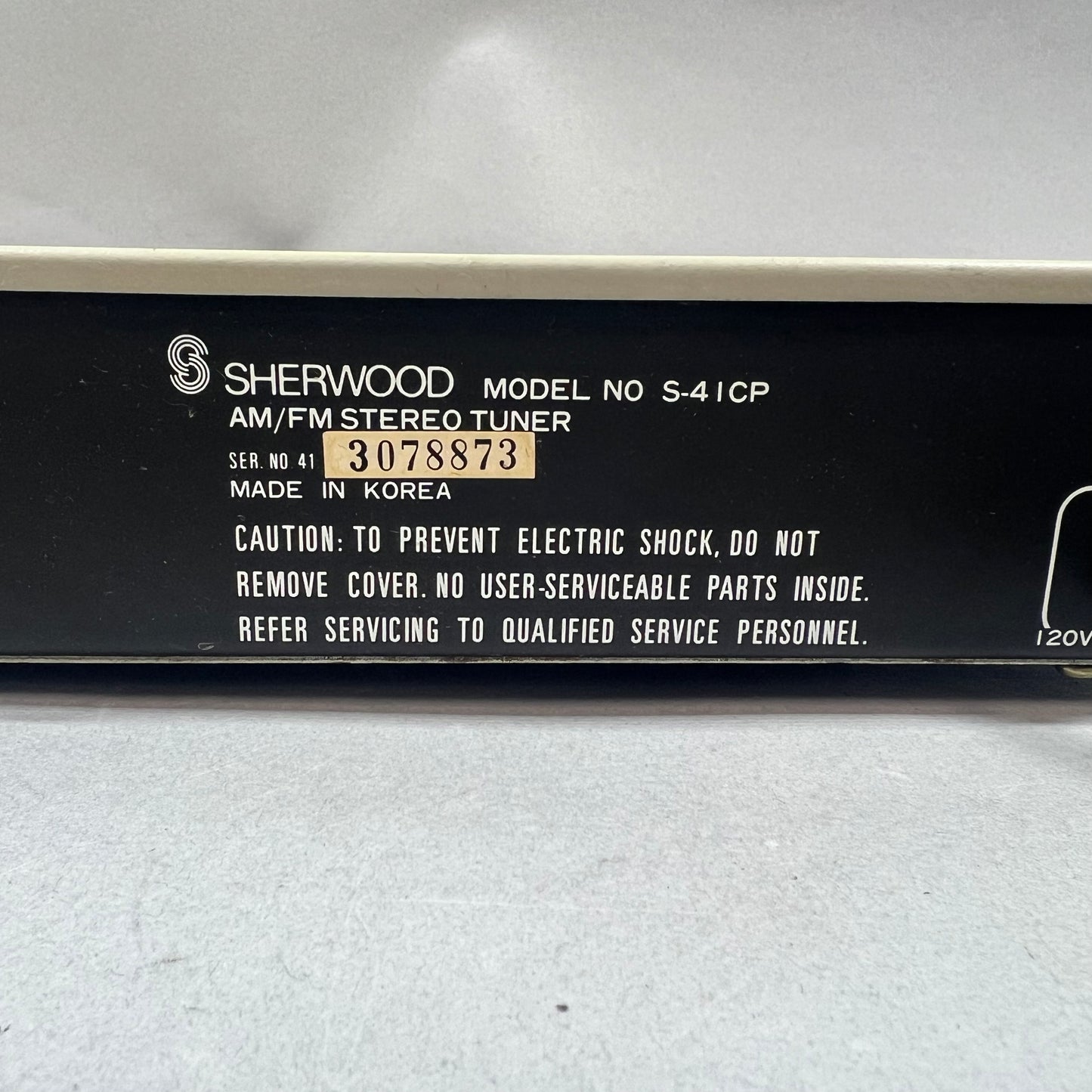 Sherwood S-41 CP Stereo Tuner