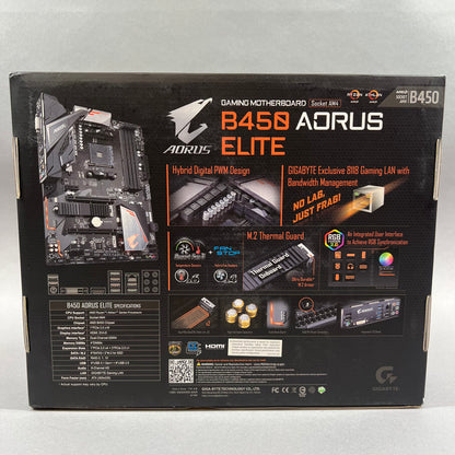 Gigabyte Aorus B450 ELITE AM4 ATX/ with AMD Ryzen 7 5700X CPU