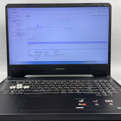 Asus FX505DT 15.6" Ryzen 5 3550H 2.1GHz 8GB RAM 256gb SSD GeForce GTX-1650