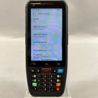 PDA Handheld POS Terminal Barcode Support