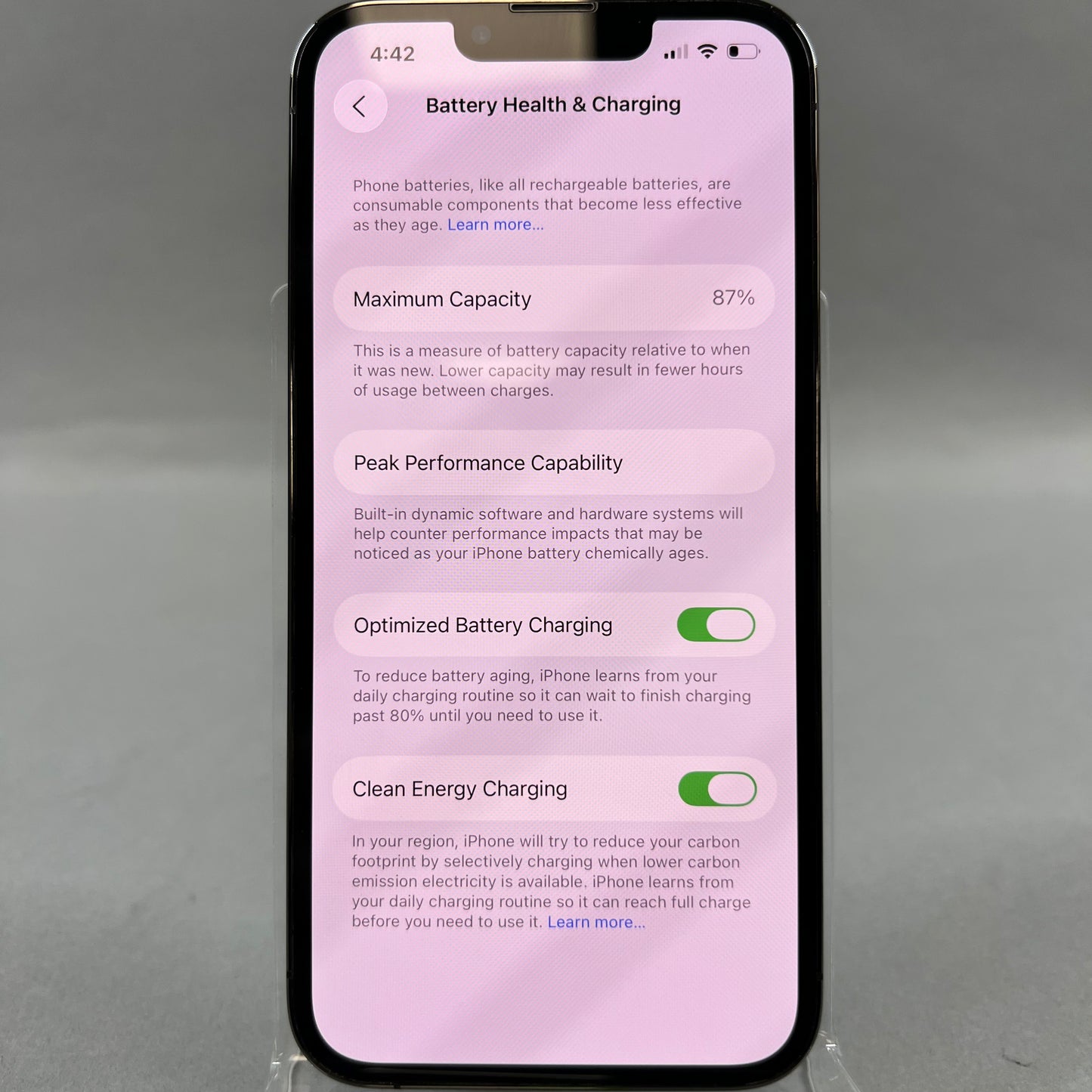 Broken Factory Unlocked Apple iPhone 13 Pro 128GB Graphite MLR23LL/A