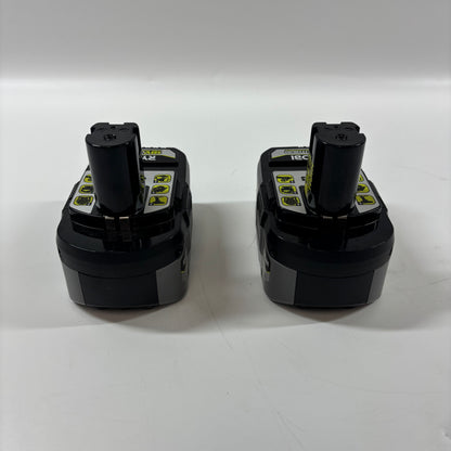 Lot of 2 Ryobi PBP004 18V Lithium-Ion Battery