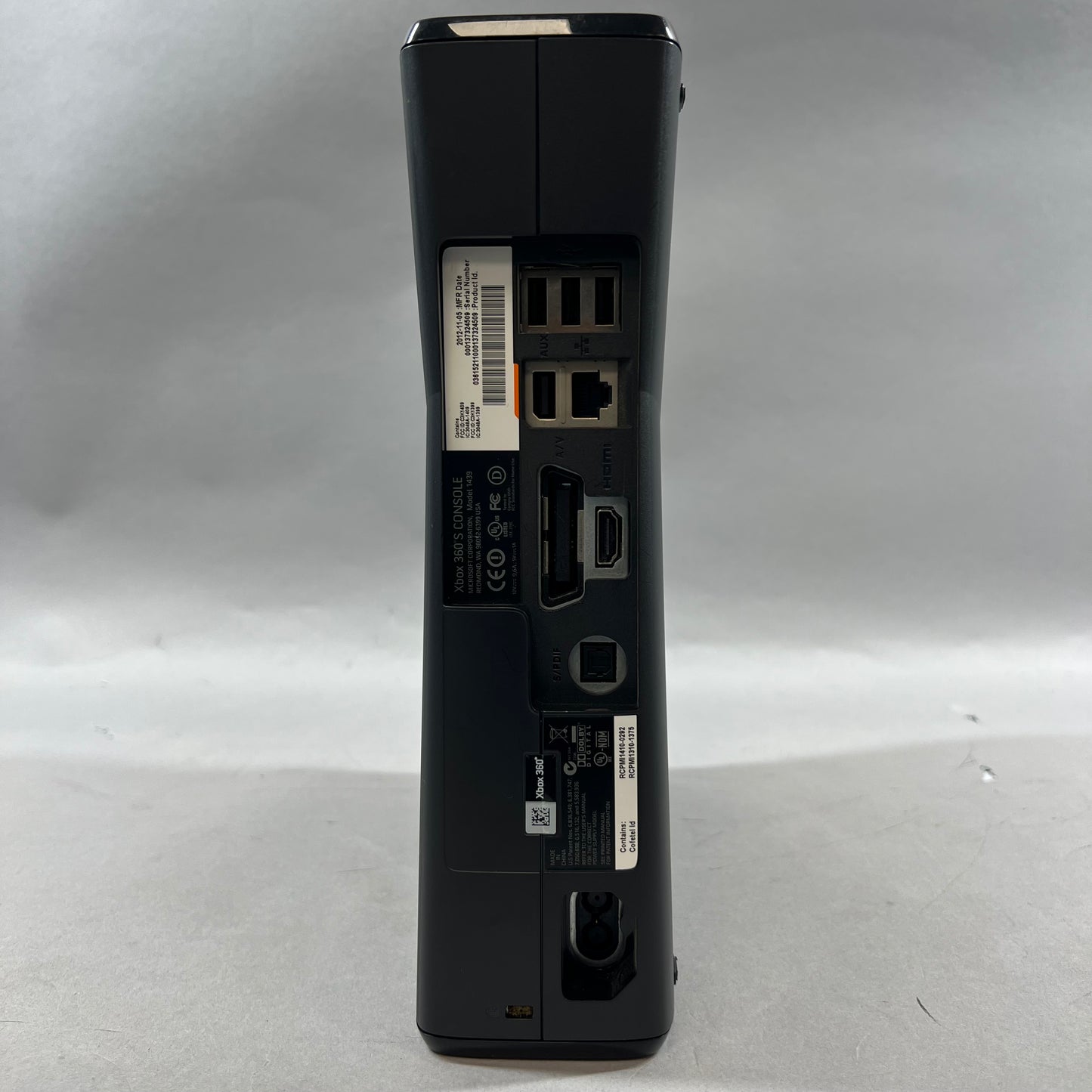 Microsoft Xbox 360 S Console Gaming System Black 1439