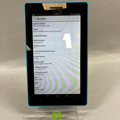 WiFi Only Lenovo tab 3 16GB Black TBF-710F