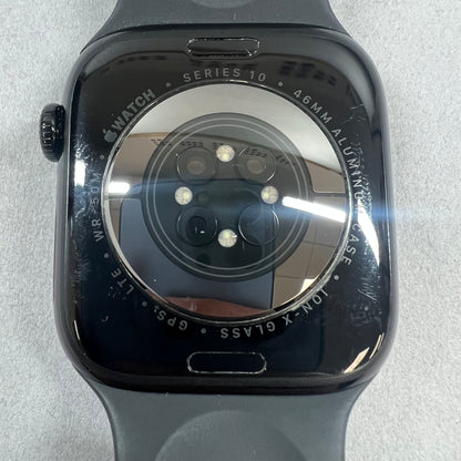Unlocked Apple Watch Series 10 46MM Jet Black Aluminum MWY43LW/A