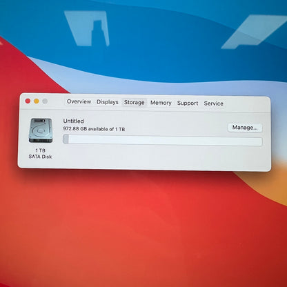 2015 Apple iMac 20" i5 3.2GHz 8GB RAM 1TB HDD Space Gray MK462LL/A