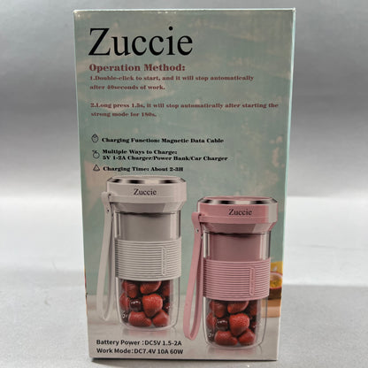 New Zuccie Portable Fruit Blender Pink