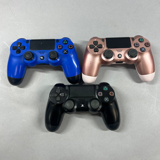 Lot of 3 Sony PlayStation 4 PS4 DualShock 4 Wireless Controllers