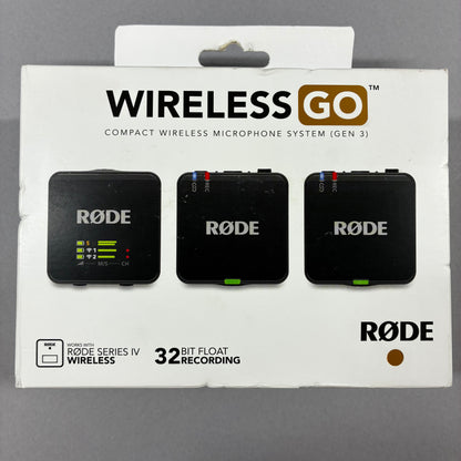 New Rode Wireless GO 470-606 MHz Wireless Microphone
