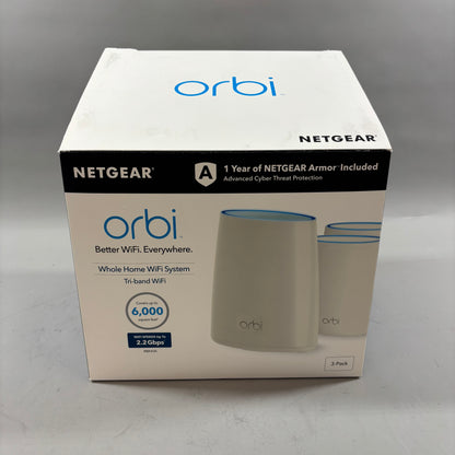 Netgear Orbi 3 Pack Whole Home Wifi System