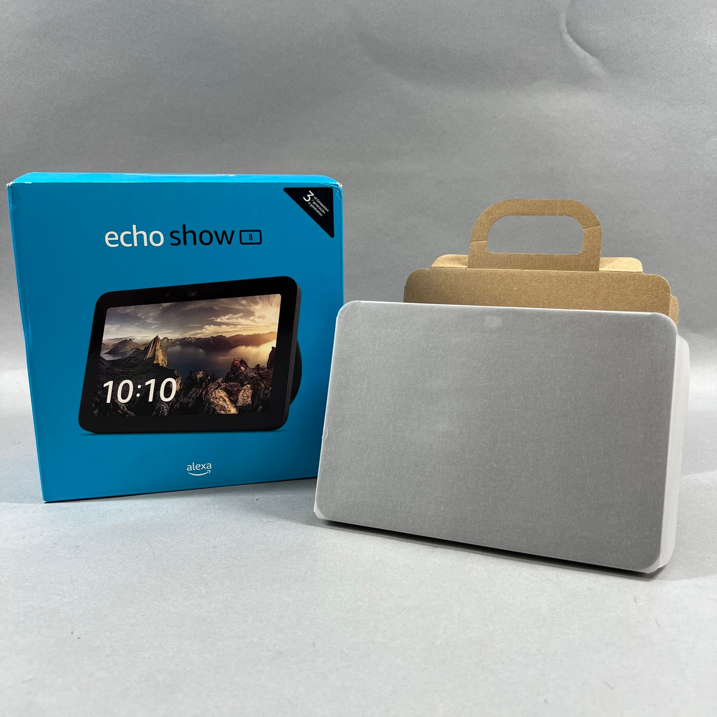 Open Box Amazon echo show 8 Smart Display with Alexa Black R85DD6