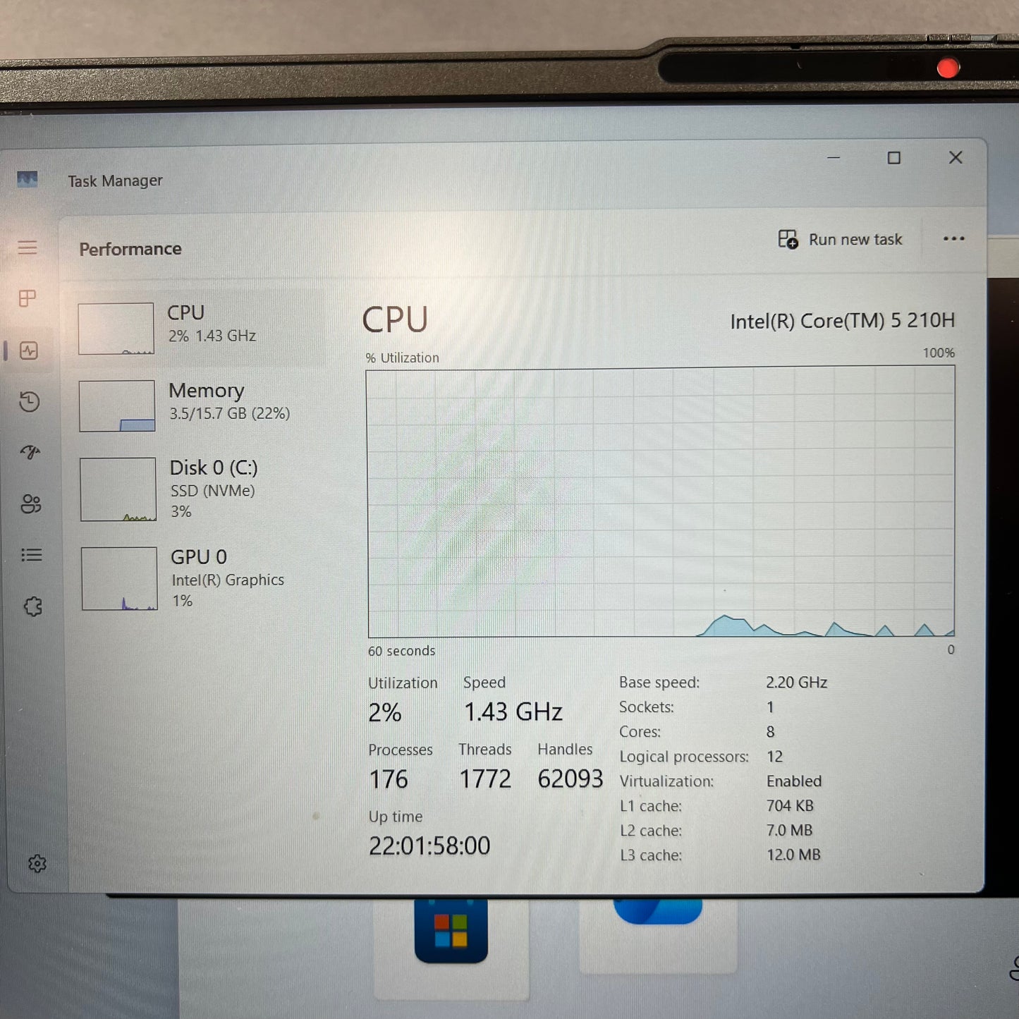 Lenovo IdeaPad PF9XB5406093 16" Core 5 210H 2.2GHz 16GB RAM 1TB SSD