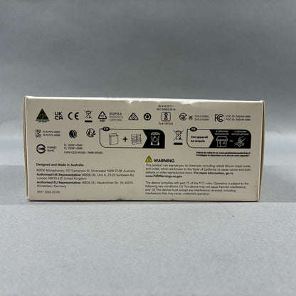 New Rode Wireless GO 470-606 MHz Wireless Microphone