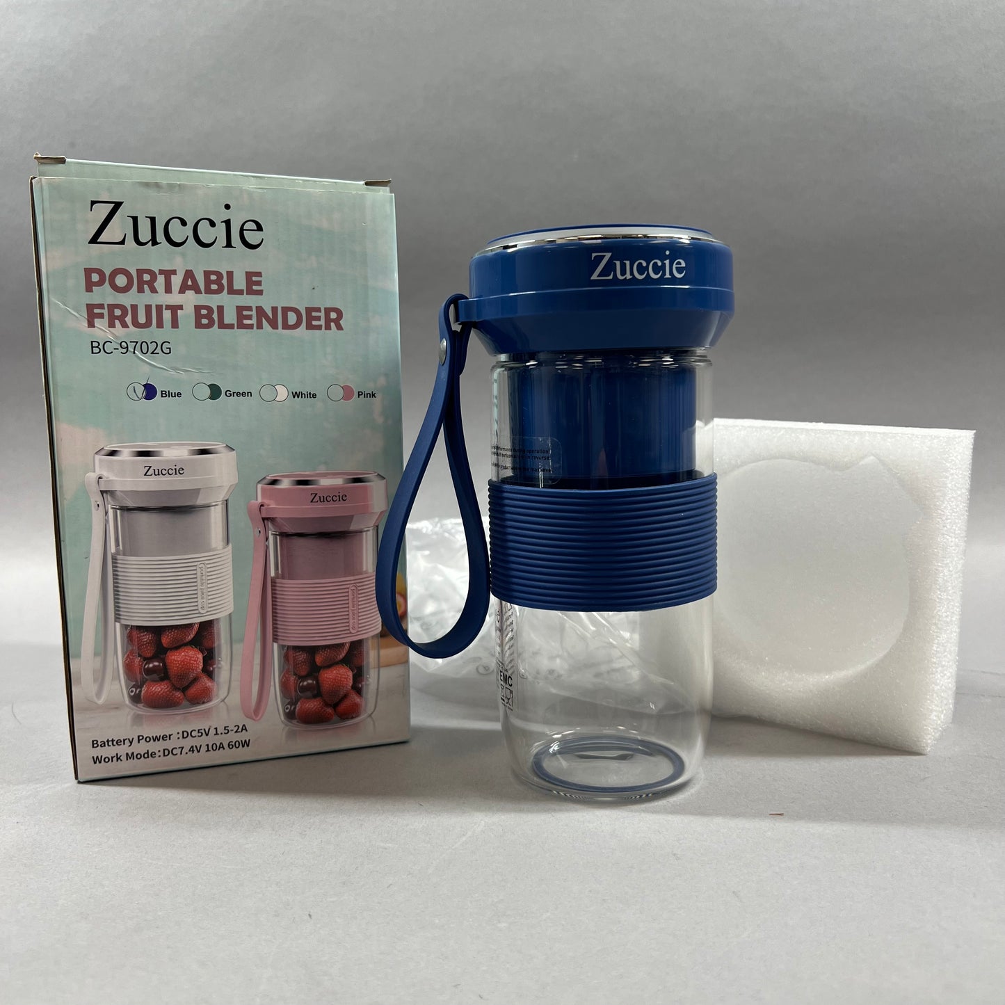 New Zuccie Portable Fruit Blender Blue