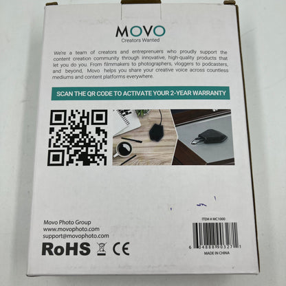 MOVO Portable USB Conferencing Microphone MC1000