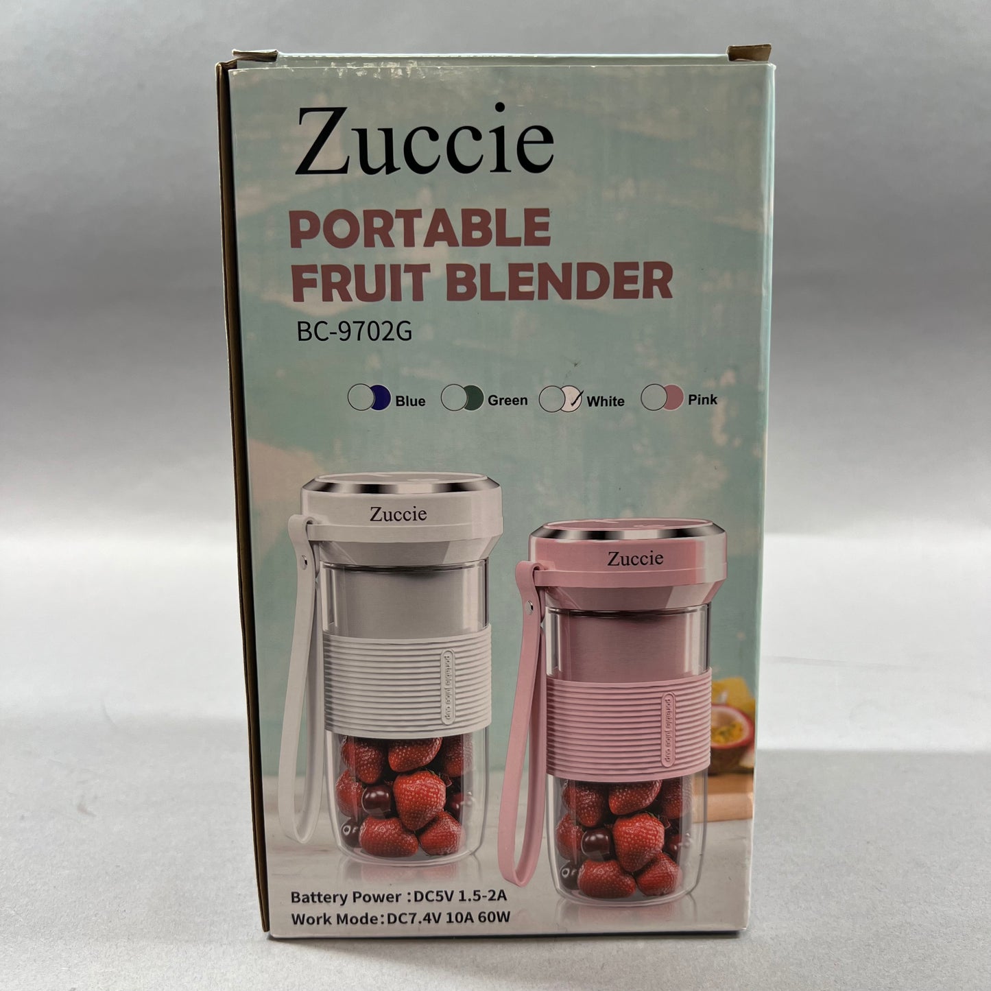 New Zuccie Portable Fruit Blender Pink