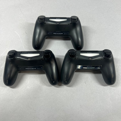 Lot of 3 Sony PlayStation 4 PS4 DualShock 4 Wireless Controllers