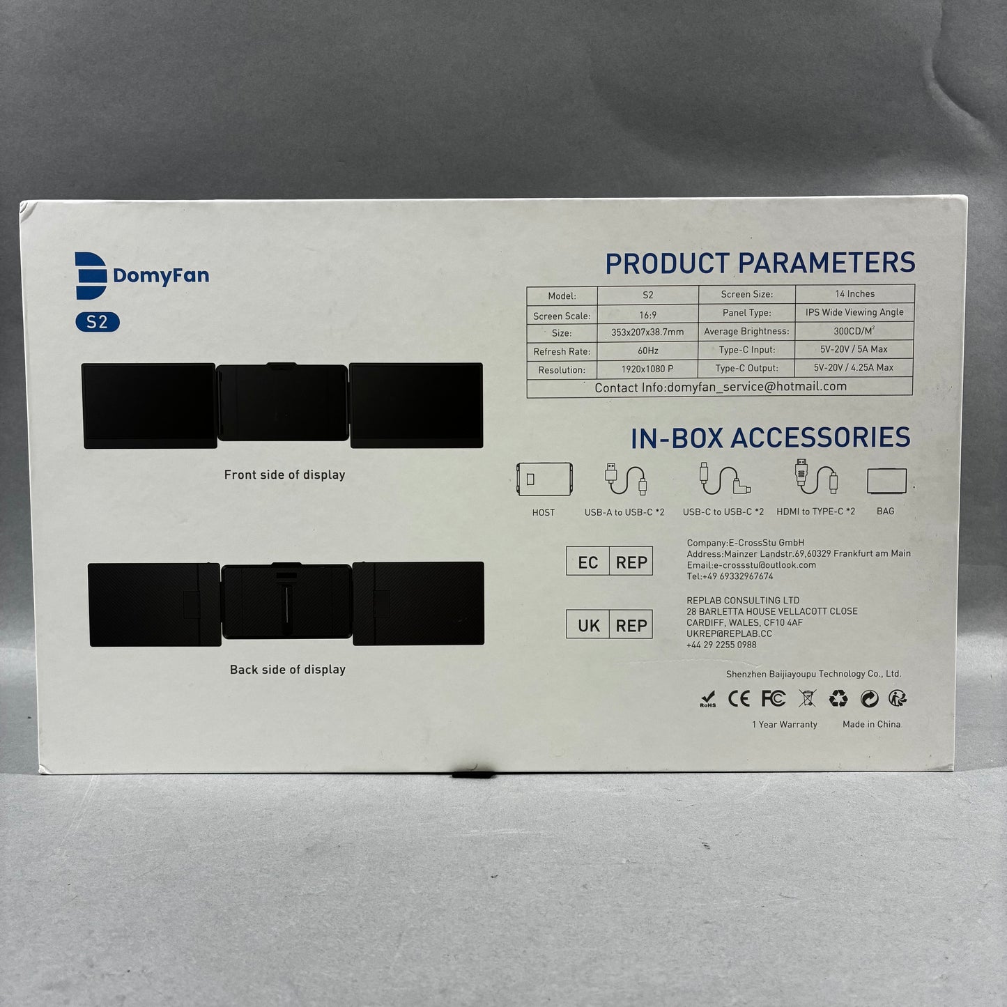 DomyFan S2 Multi-Screen