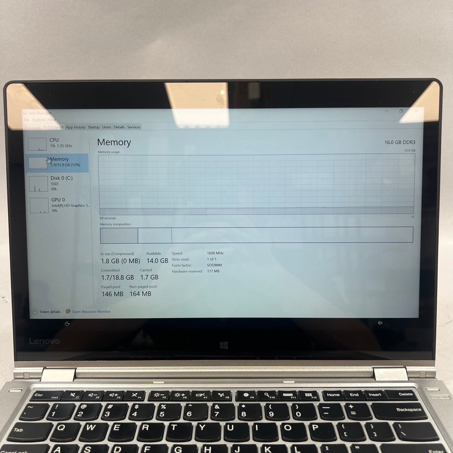 Lenovo ThinkPad 13S GEN 1 13.3" i7-6500U 2.6GHz 16GB RAM 256GB SSD