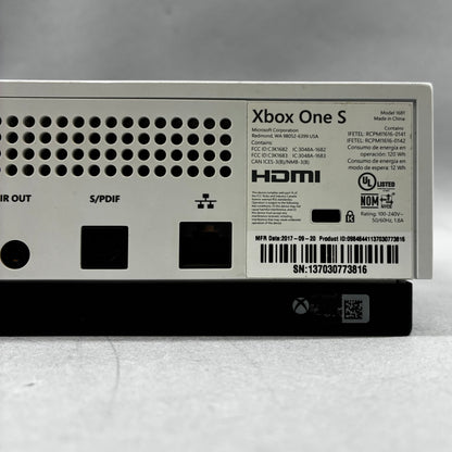 Microsoft Xbox One S 500GB Robot White 1681 (Slow Disc Drive)