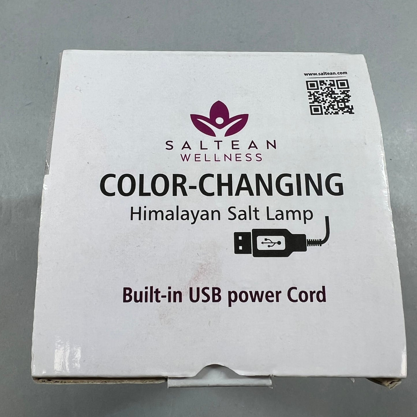 Open Box Saltean Color-Changing Himalayan Salt Lamp S-2100-M