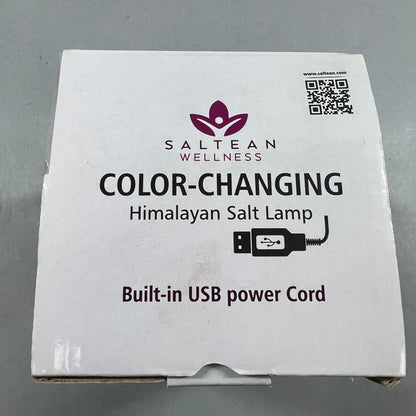 Open Box Saltean Color-Changing Himalayan Salt Lamp S-2100-M