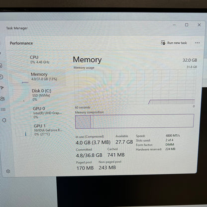 NZXT i-Series i5-12600k 3.70GHz 32GB RAM 1TB SSD Nvidia GeForce RTX 3060 Ti