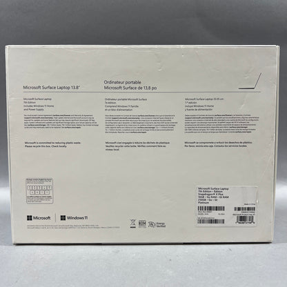 New Microsoft Surface Laptop 7 2036 13.8" Snapdragon X Plus 3.4GHz 16GB RAM 256