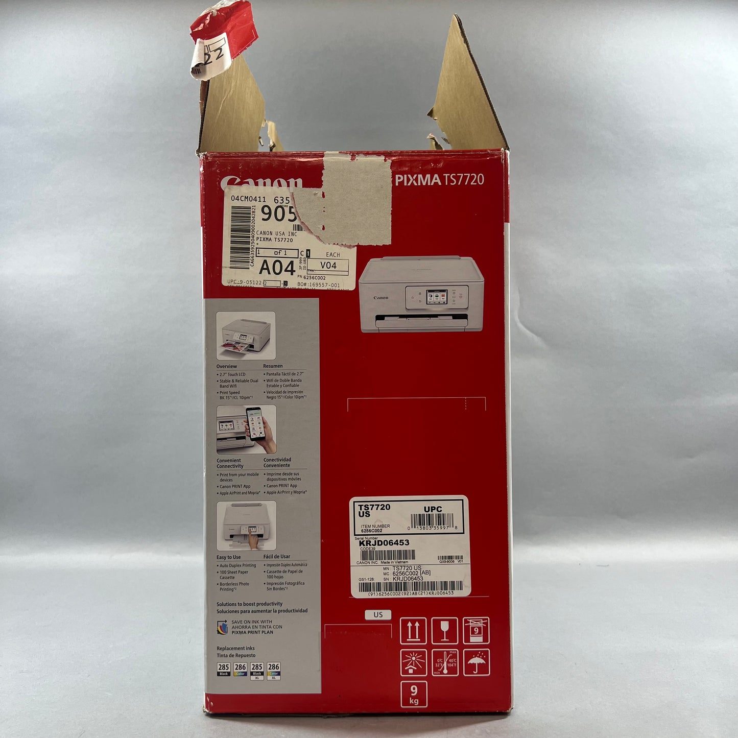 Canon Pixma TS7720 Printer