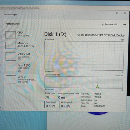 Alienware AMD Ryzen 7 5800x 3.80GHz 32GB RAM 1TB SSD 1TB HDD Nvidia GeForce RTX 3080