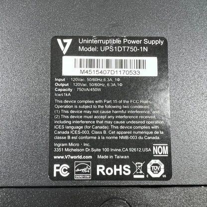 ROHS V7 Uninteruptable Power Supply 