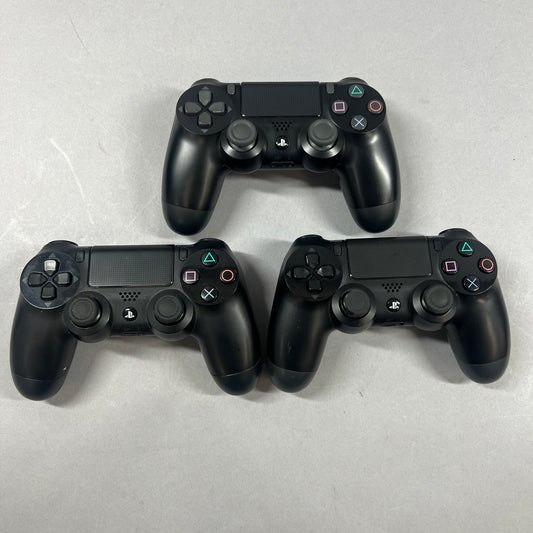 Lot of 3 Sony PlayStation 4 PS4 DualShock 4 Wireless Controllers