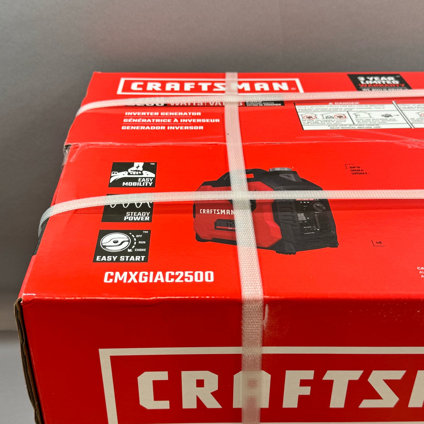 New Craftsman 2200 Watts Inverter Generator CMXGIAC2500