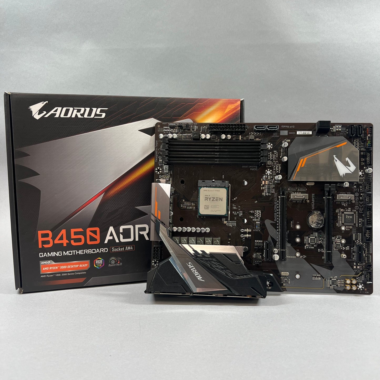 Gigabyte Aorus B450 ELITE AM4 ATX/ with AMD Ryzen 7 5700X CPU