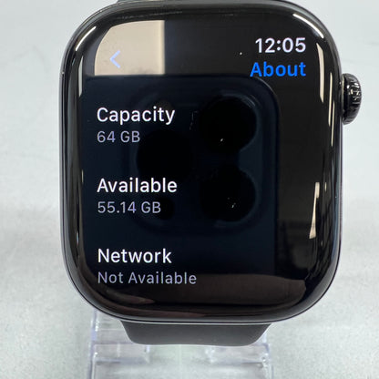 Unlocked Apple Watch Series 10 46MM Jet Black Aluminum MWY43LW/A