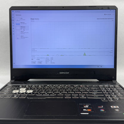 Asus FX505DT 15.6" Ryzen 5 3550H 2.1GHz 8GB RAM 256gb SSD GeForce GTX-1650