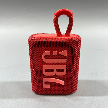 JBL Go 3 Portable Wireless Bluetooth Speaker Red