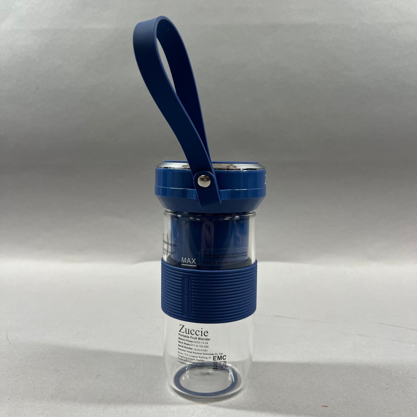 New Zuccie Portable Fruit Blender Blue