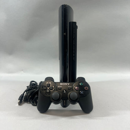 Sony PlayStation 3 Super Slim PS3 320GB Black Console Gaming System CECH-4201C
