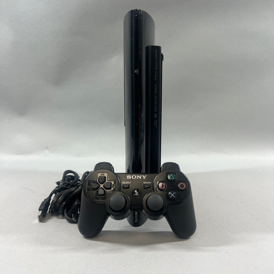 Sony PlayStation 3 Super Slim PS3 320GB Black Console Gaming System CECH-4201C