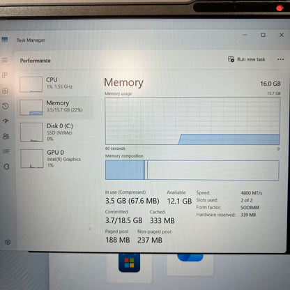Lenovo IdeaPad PF9XB5406093 16" Core 5 210H 2.2GHz 16GB RAM 1TB SSD