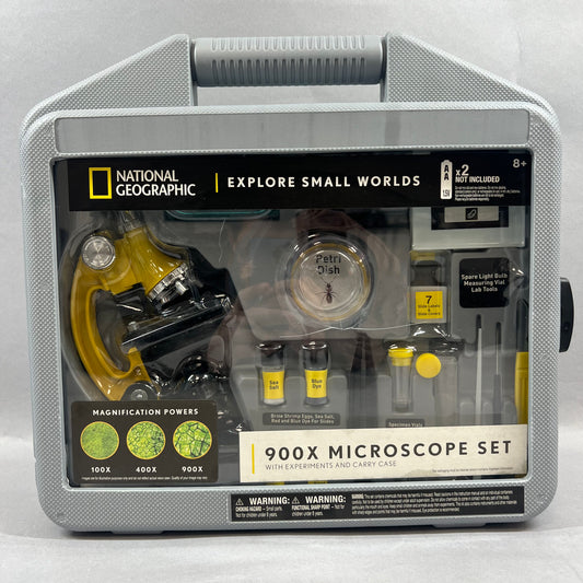 National Geographic 900x Microscope Set