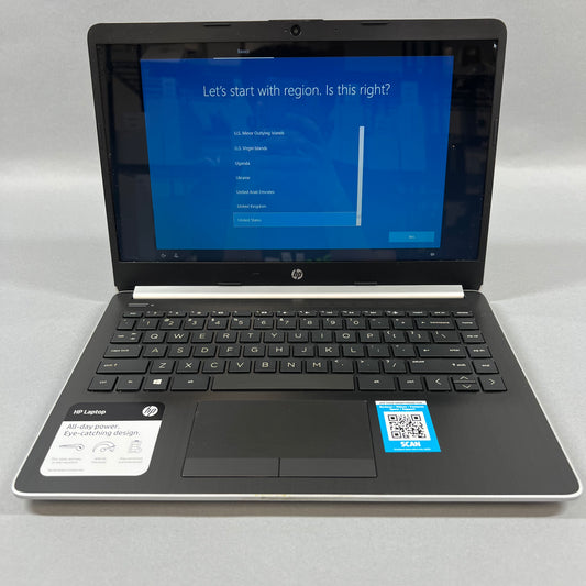 HP 14-dk0002dx A9-9425 4GB RAM 128GB Radeon R5 Graphics