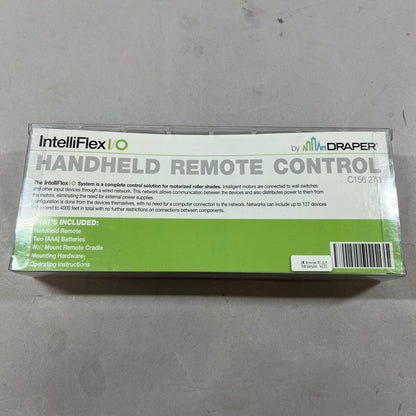New Draper Intelliflex I/O Remote for Motorized Roller Shades C156.270
