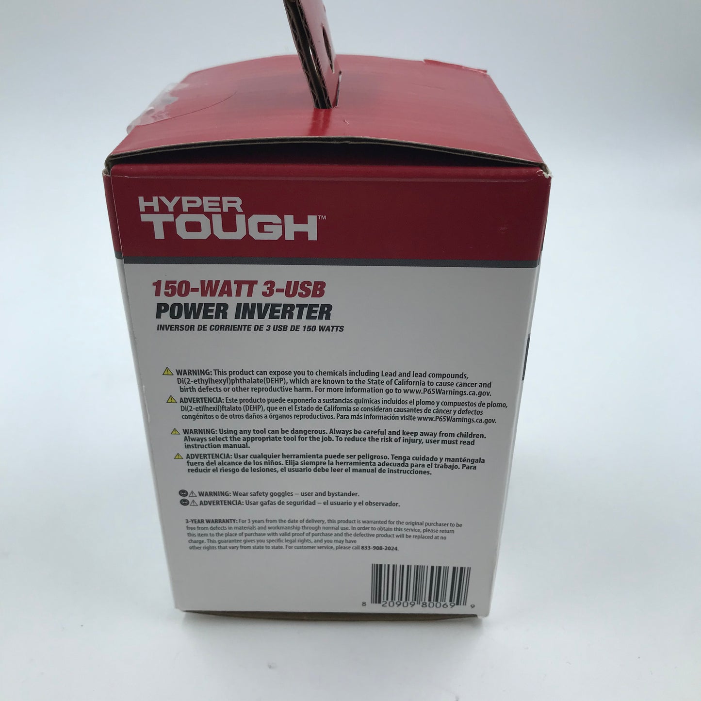 New Hyper Tough 150-Watt 3-USB Power Inverter Back Up Power Source 80069