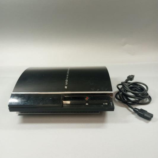 Sony PlayStation 3 Fat PS3 80GB Black Console Gaming System CECHAO1