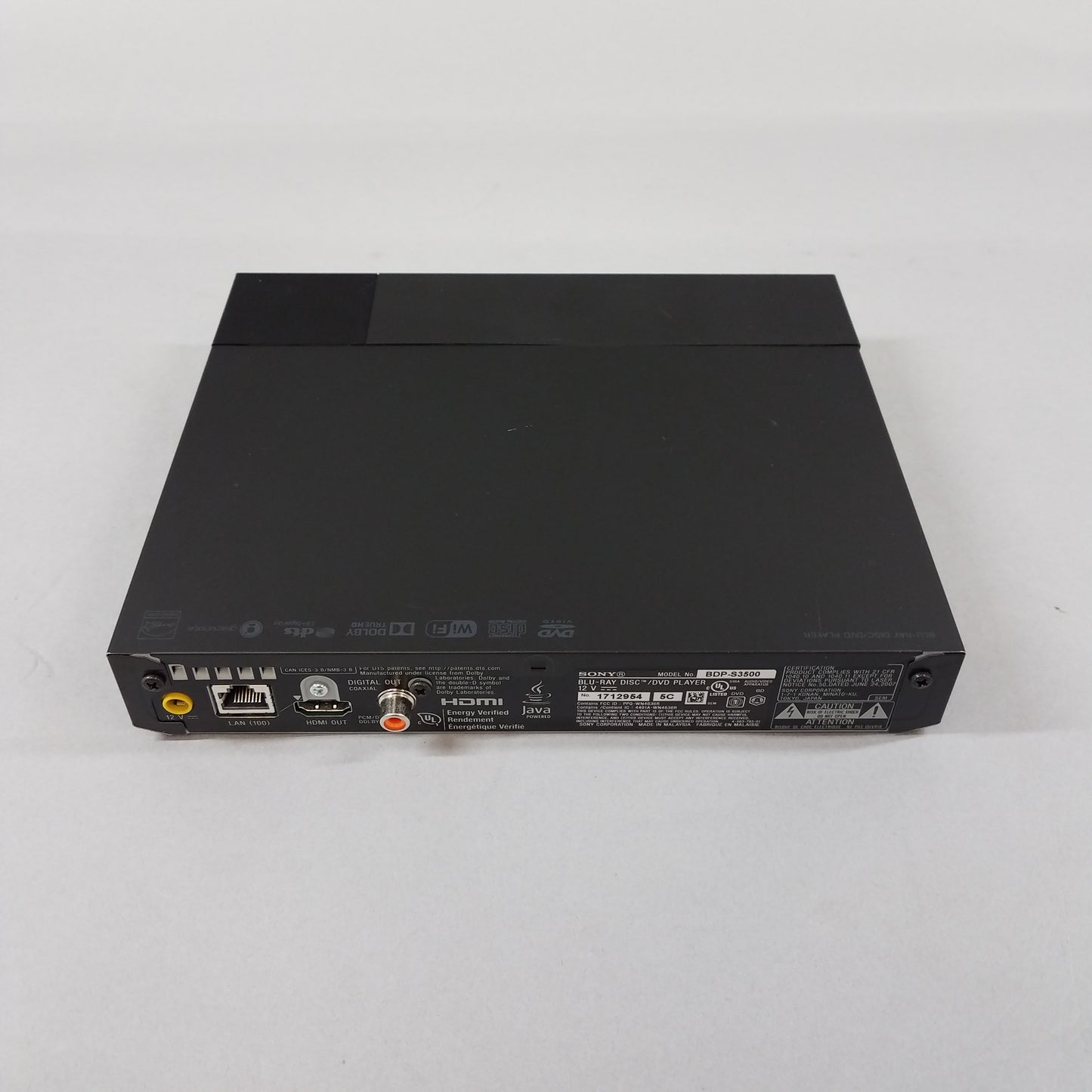 Sony bdp-s3500 Blu-Ray Player bdp-s3500