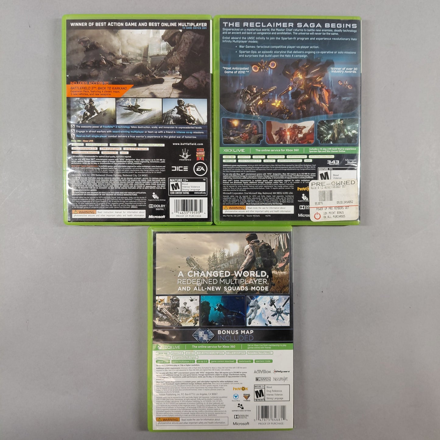 Microsoft Xbox 360 120GB Black 1439 W/Xbox 360 HD DVD Player