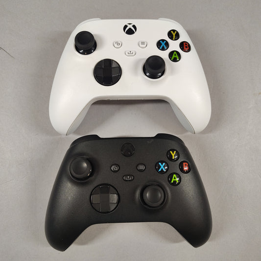 Used Lot of 2 Microsoft Xbox Series Wireless Controllers (No Stick Drift)