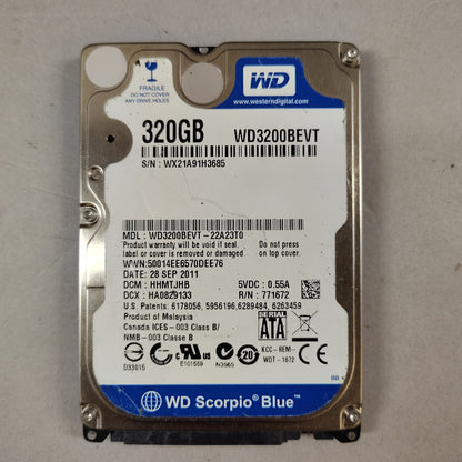 Lot of 7 Western Digital WD HDD